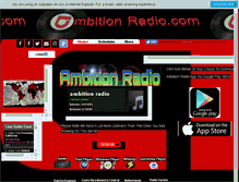 Tablet Screenshot of ambitionradio.com